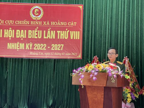 Đồng chí Hoàng Văn Hoa - Phó chủ tịch Hội CCB huyện.jpeg